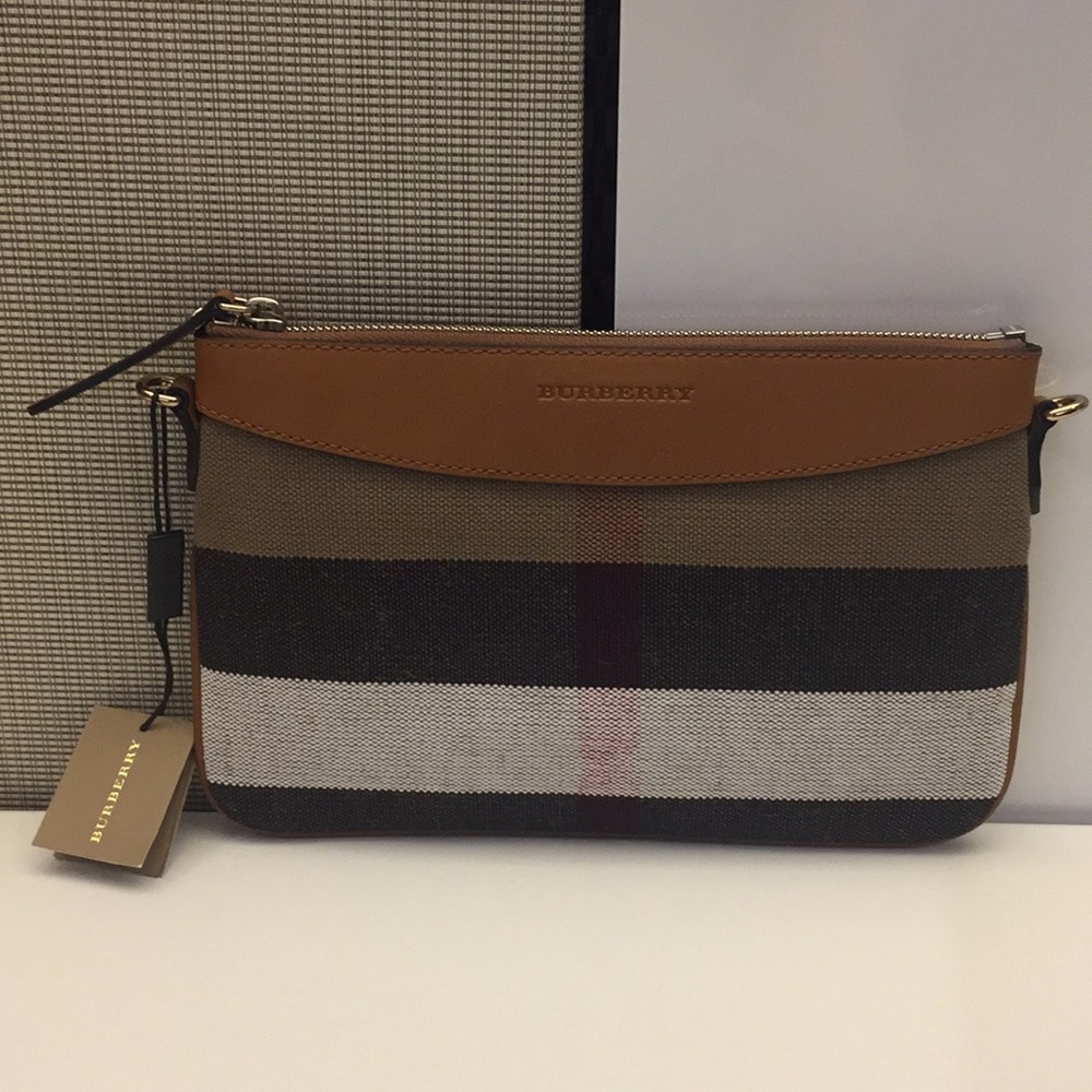 New Burberry Peyton House Check Crossbody Bag